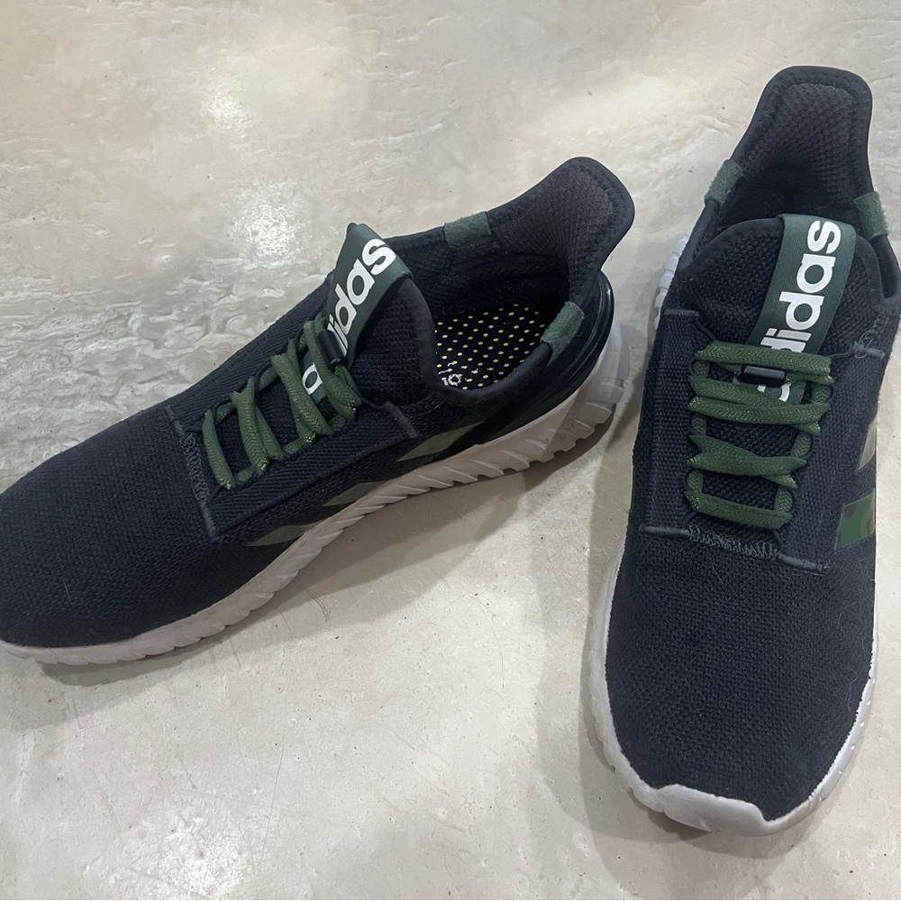 Adidas Kaptir 2.0 Mens 13 Black/Green Camo Running Sneaker Shoes - AGX4244
